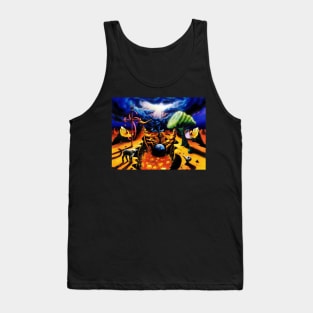 Trippy Hippie Psychedelic Spirit Angel Apocalyptic Surrealism Landscape Tank Top